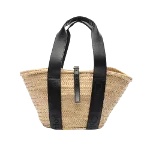 Black Raffia Chloé Tote