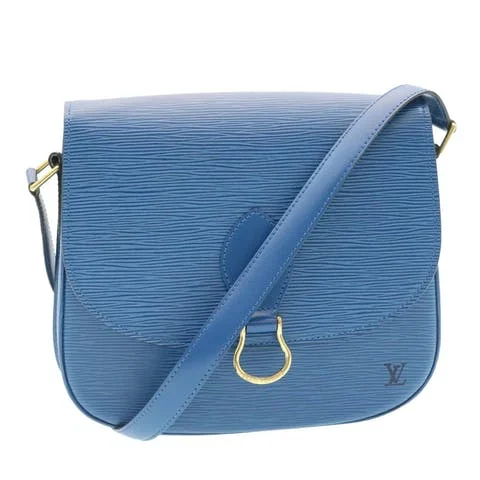 Blue Leather Louis Vuitton Saint Cloud