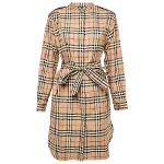 Brown Cotton Burberry Dress