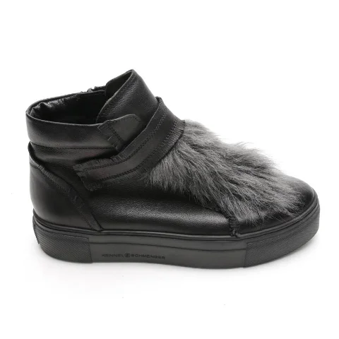 Black Leather Kennel & Schmenger Sneakers