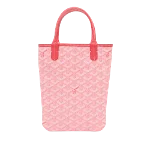 Pink Canvas Goyard Handbag