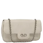 Beige Leather Salvatore Ferragamo Crossbody Bag