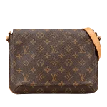 Brown Canvas Louis Vuitton Musette Tango