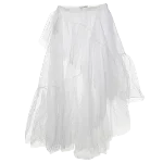 White Mesh Alexander McQueen Skirt