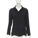 Black Silk Yohji Yamamoto Shirt