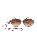 Brown Acetate Chopard Sunglasses