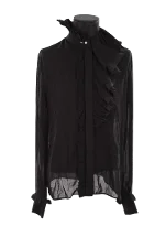 Black Fabric Lanvin Top