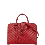 Red Leather Yves Saint Laurent Handbag