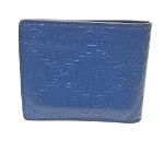 Blue Leather Gucci Wallet