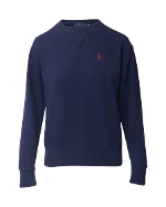 Navy Cotton Ralph Lauren Sweatshirt