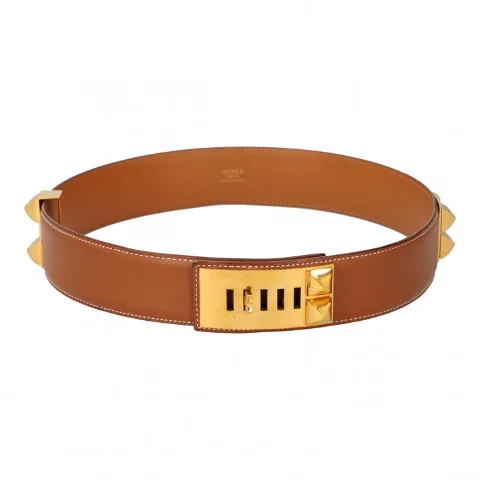 Brown Leather Hermès Belt
