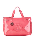 Pink Leather Armani Tote