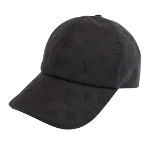 Black Leather Louis Vuitton Hat