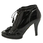 Black Leather Roberto Cavalli Boots