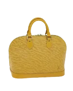 Yellow Leather Louis Vuitton Alma