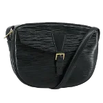 Black Leather Louis Vuitton Jeune Fille