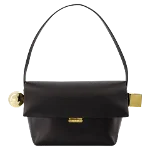 Black Leather Jacquemus Handbag