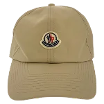 Beige Cotton Moncler Hat