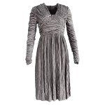 Grey Velvet Burberry Dress