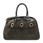 Black Canvas Goyard Handbag