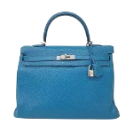 Blue Leather Hermès Kelly