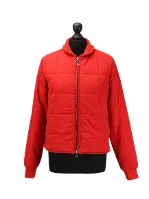 Red Polyester Victoria Beckham Jacket