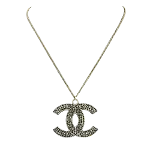 Metallic Metal Chanel Necklace