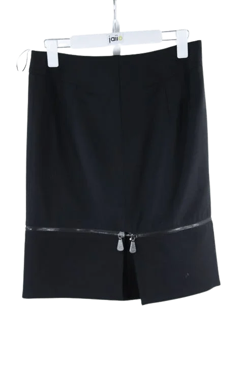 Black Wool Alexander McQueen Skirt