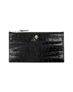 Black Leather Alexander McQueen Wallet