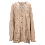 Beige Fabric Maison Margiela Cardigan