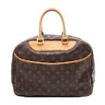 Brown Fabric Louis Vuitton Deauville 