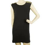 Black Fabric Philipp Plein Dress