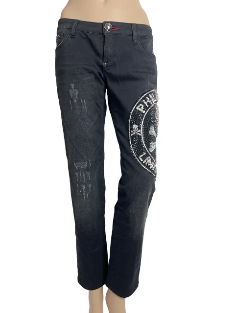 Black Denim Philipp Plein Jeans