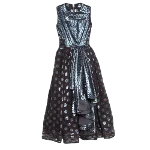 Brown Silk Loewe Dress