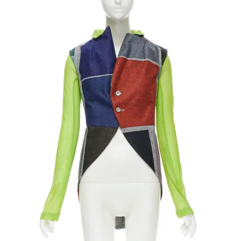 Multicolor Wool Comme Des Garçons Jacket