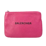 Pink Leather Balenciaga Clutch