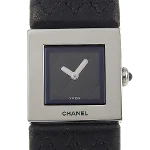 Black Metal Chanel Watch