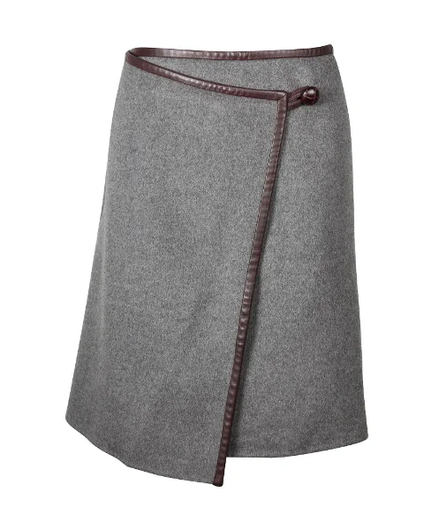 Grey Fabric DKNY Skirt