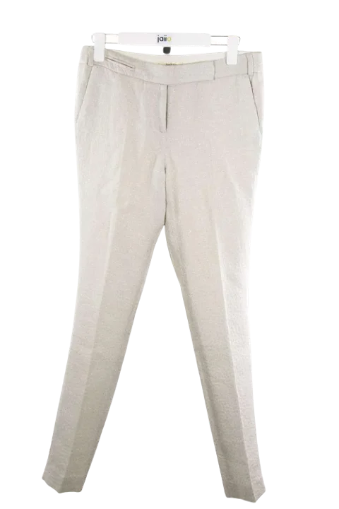 White Cotton Ba&sh Pants
