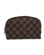 Brown Canvas Louis Vuitton Pouch