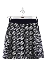 Blue Viscose Sandro Skirt