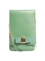 Green Leather Salvatore Ferragamo Shoulder Bag