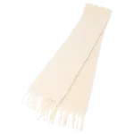 White Wool Loewe Scarf