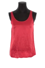 Red Silk Dior Top