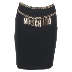 Black Acetate Moschino Skirt