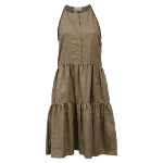 Brown Fabric Brunello Cucinelli Dress