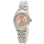 Pink White Gold Rolex Watch