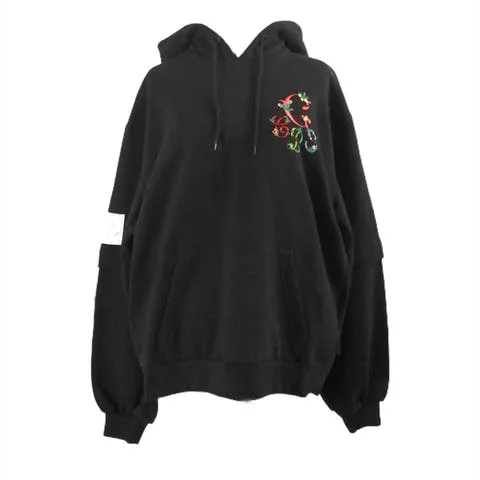 Black Wool GCDS Sweatshirt