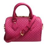 Pink Leather Louis Vuitton Speedy