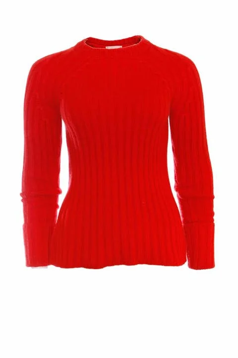 Red Wool Laurence Dolige Top